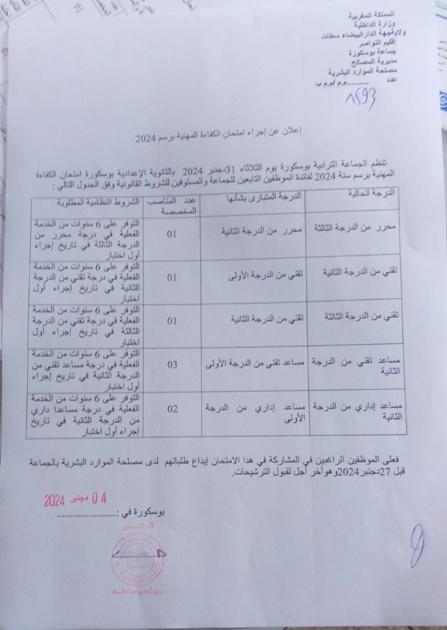 كفاءة المهنية